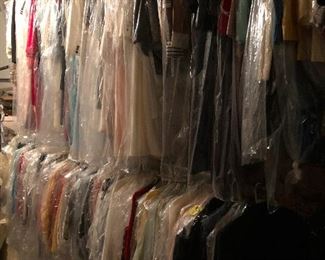 So many clothes! Many vintage!