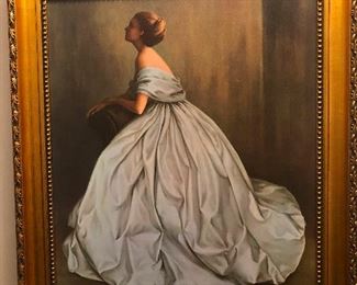 Okay, maybe she's not jilted, maybe she's just seriously contemplating the back-breaking labor that was required of being a wife in those days.