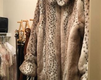 I love that vintage faux fur coat