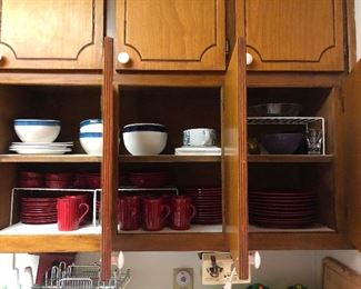 Cabinets full of stuff, it's like if it was your birthday and you were opening presents only it was cabinets and there was no wrapping paper or ribbons okay it's nothing like your birthday but still it's fun
