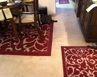 area rug times 2
