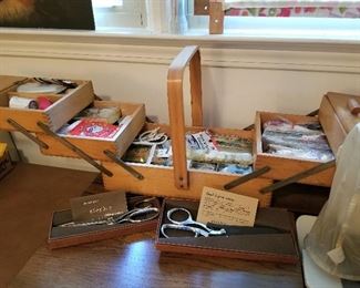 Sewing Box with Sewing Box