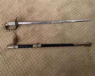 Navy sword and scabbard 