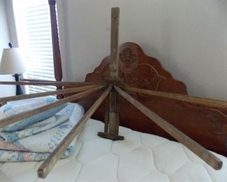 Antique Wall Clothes Rack