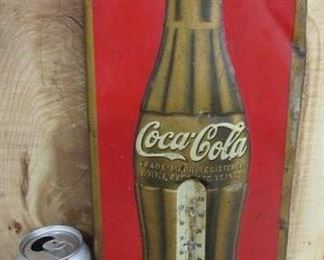 1936 Metal Coke Thermometer 