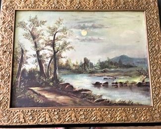 "Ruins on Lake" by Ms. Wilkins Simpson Georgetown, TX 1900 28.5 x 21