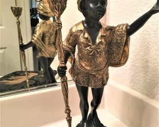 15" Black a Moor Believed to be bronze