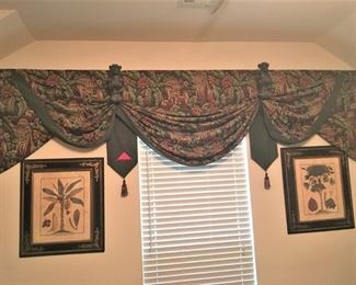 Custom Window Top Treatment 126"wide (10.5')