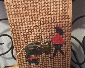 Vintage Doll Suitcase......."Fair" Codition