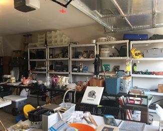 Lots of Tall Storage Shelves for Garage, Hobby Room or Attic