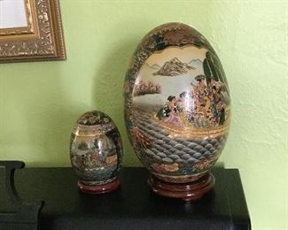 Ceramic eggs
