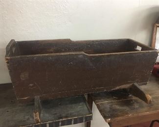 Primitive Wooden Cradle