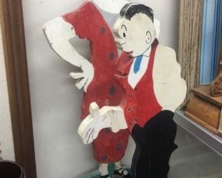 Wooden Advertising Standees