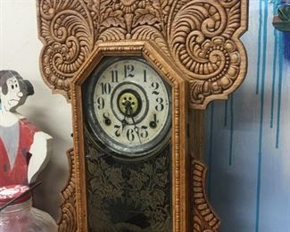 Gingerbread Mantle Clock