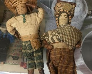 Early Cloth Souvenir Dolls