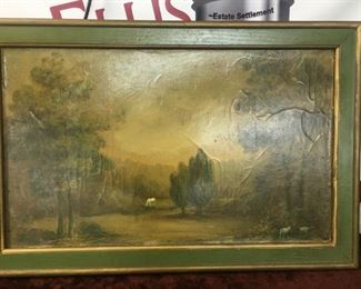 Framed Oil Painting