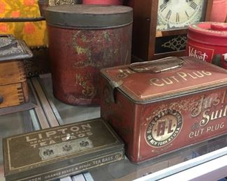 Old Just Suits Cut Plug Tobacco Tin