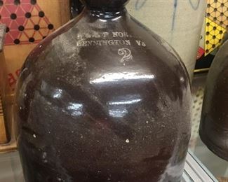 2 Gallon Norton Stoneware Jug Bennington, Vt.
