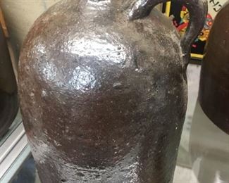 Old Pottery Whiskey Jug