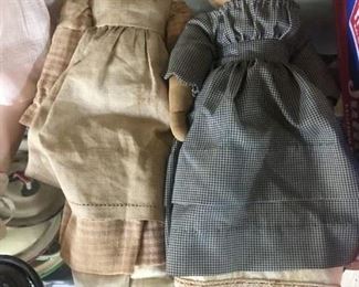 Folk Art Cloth Face Dolls