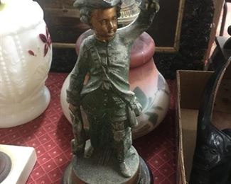 Spelter Patriotic Statue