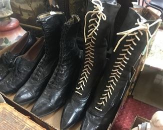 Victorian Ladies Boots and Shoes
