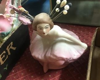 German Fairy Hatpin Holder