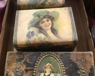 Victorian Dresser Boxes