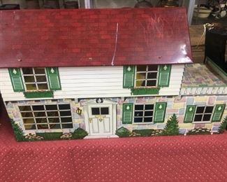 Tin Litho Doll House