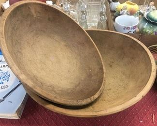 Wooden Dough Bowls