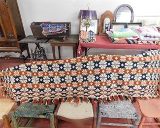 Old Coverlet with Fringe