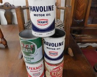 Metal Oil Cans