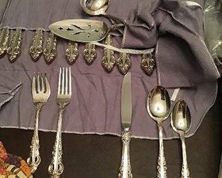 Reed & Barton silver-plated utensils 