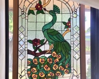 Framed stained glass