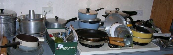 Pots and pans, bakeware, cookware