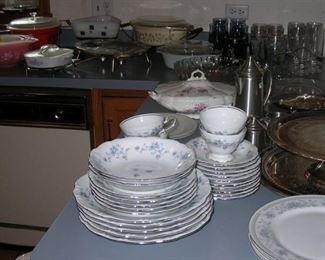 China, glassware, silverplate, storage