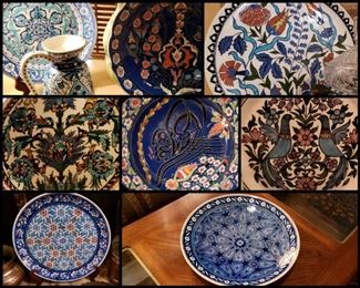 Seller removed (2) Turkish Plates - Top Left and Center