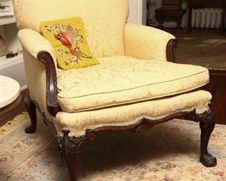 Chair which matches sofa.