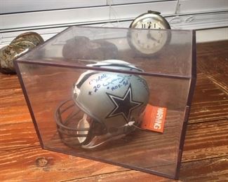Mini Helmet signed by several Cowboys