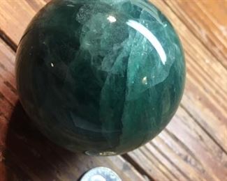 Green Fluorite - Photo does not capture the color well.