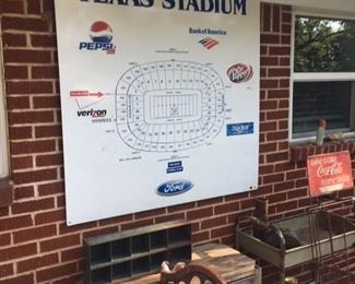 You Are Here Sign from Texas Stadium! 