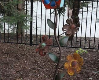 Flower bird house