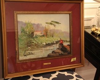 Painting signed G. Rizzo