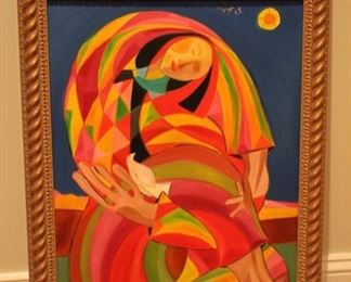 Cesar Paris Yarleque painting