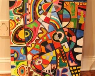 Cesar Paris Yarleque painting