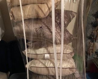 Decorative pillows, some NWT