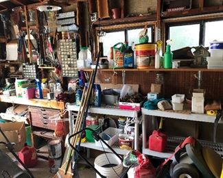 Lots to pick thru in garage!