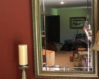 Elegant beveled mirror!  42"h x 30"w . $75