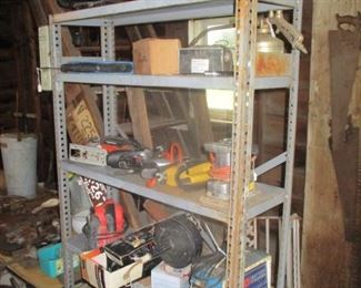 shelf of tools