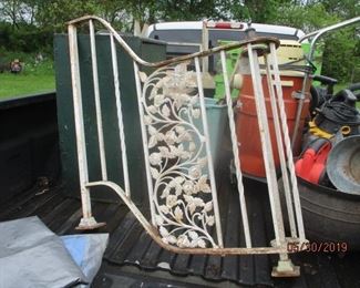 iron step railing